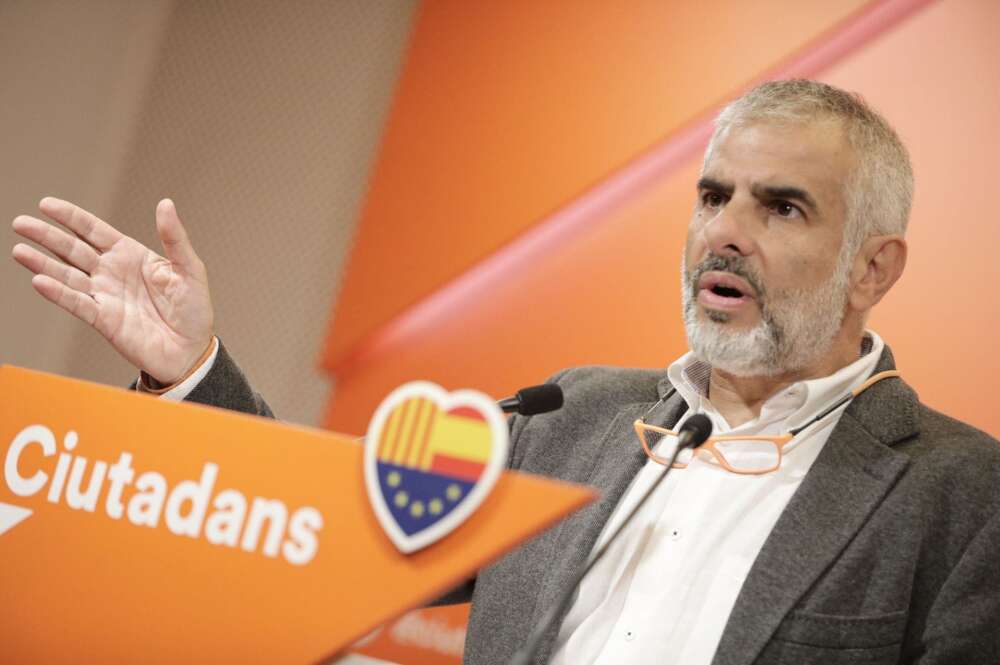 El portavoz de Ciudadanos, Carlos Carrizosa, que ha dado positivo por coronavirus / Cs