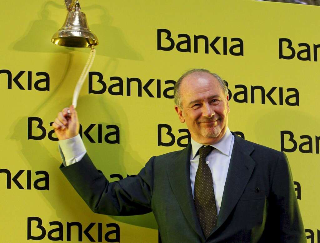 Rodrigo Rato, durante la salida a bolsa de Bankia. EFE