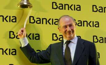 Rodrigo Rato, durante la salida a bolsa de Bankia. EFE