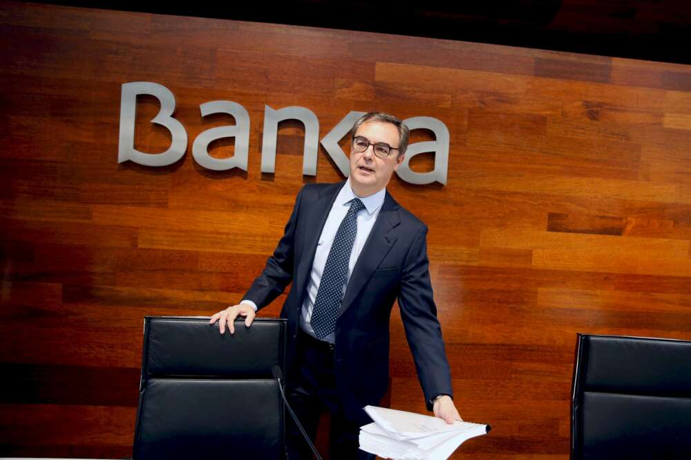 El consejero delegado de Bankia, José Sevilla, no formará parte de la entidad tras su fusión con Caixabank. EFE/ Paco Campos/Archivo