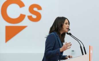 La líder de Cs, Inés Arrimadas, en rueda de prensa. Foto: EFE