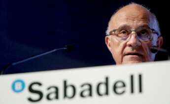 El presidente de Banc Sabadell, Josep Oliu. EFE