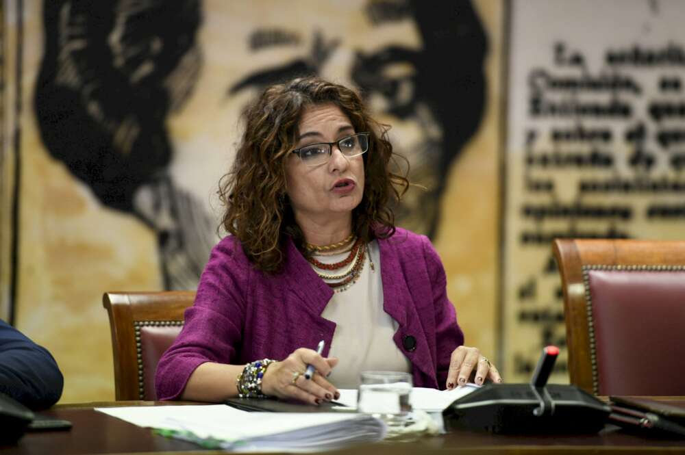 La ministra de Hacienda, María Jesús Montero. EFE