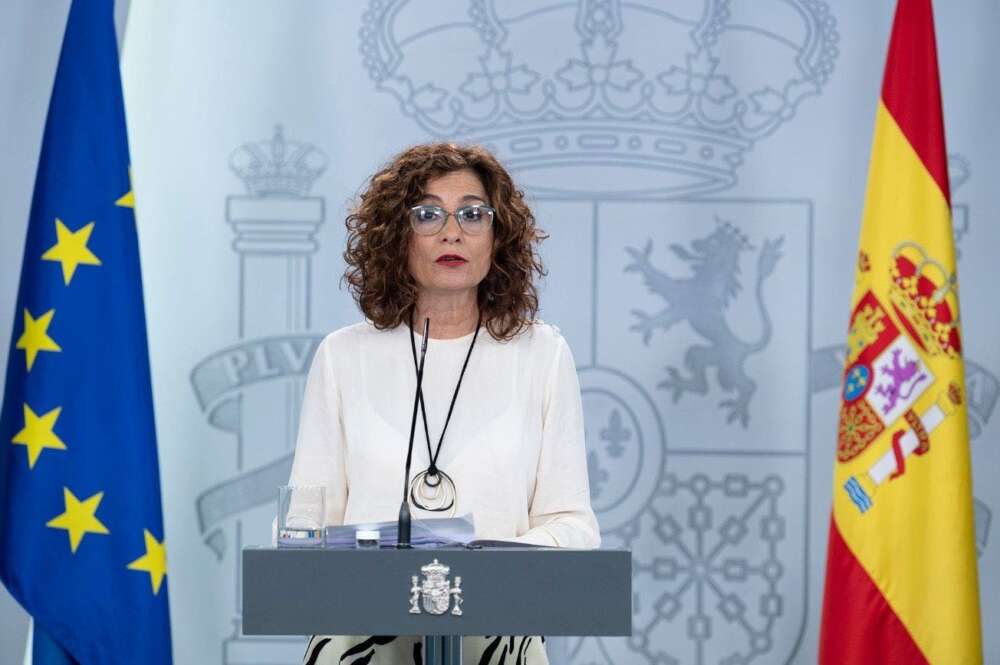 La ministra de Hacienda, María Jesús Montero.Foto: Efe/Moncloa