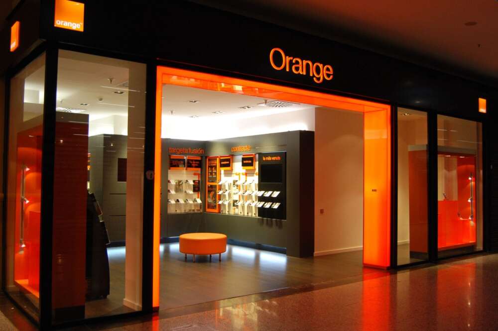 Una tienda de Orange.