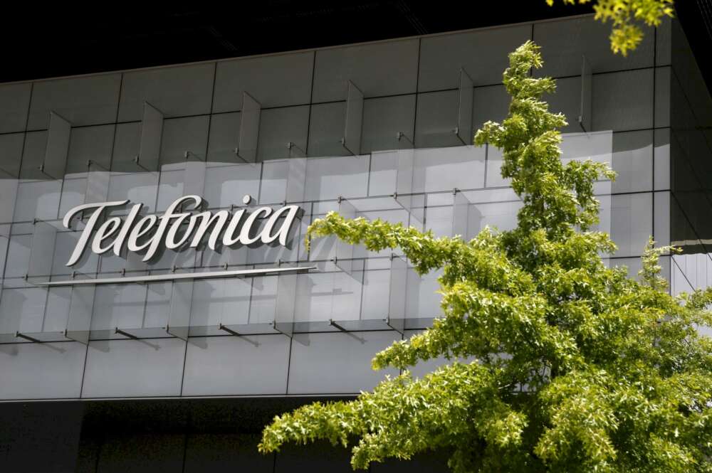 Uno de los edificios de la empresa de Telefónica. Foto: Efe