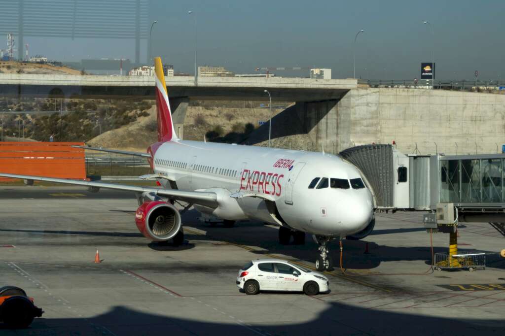 Un avión de Iberia Express