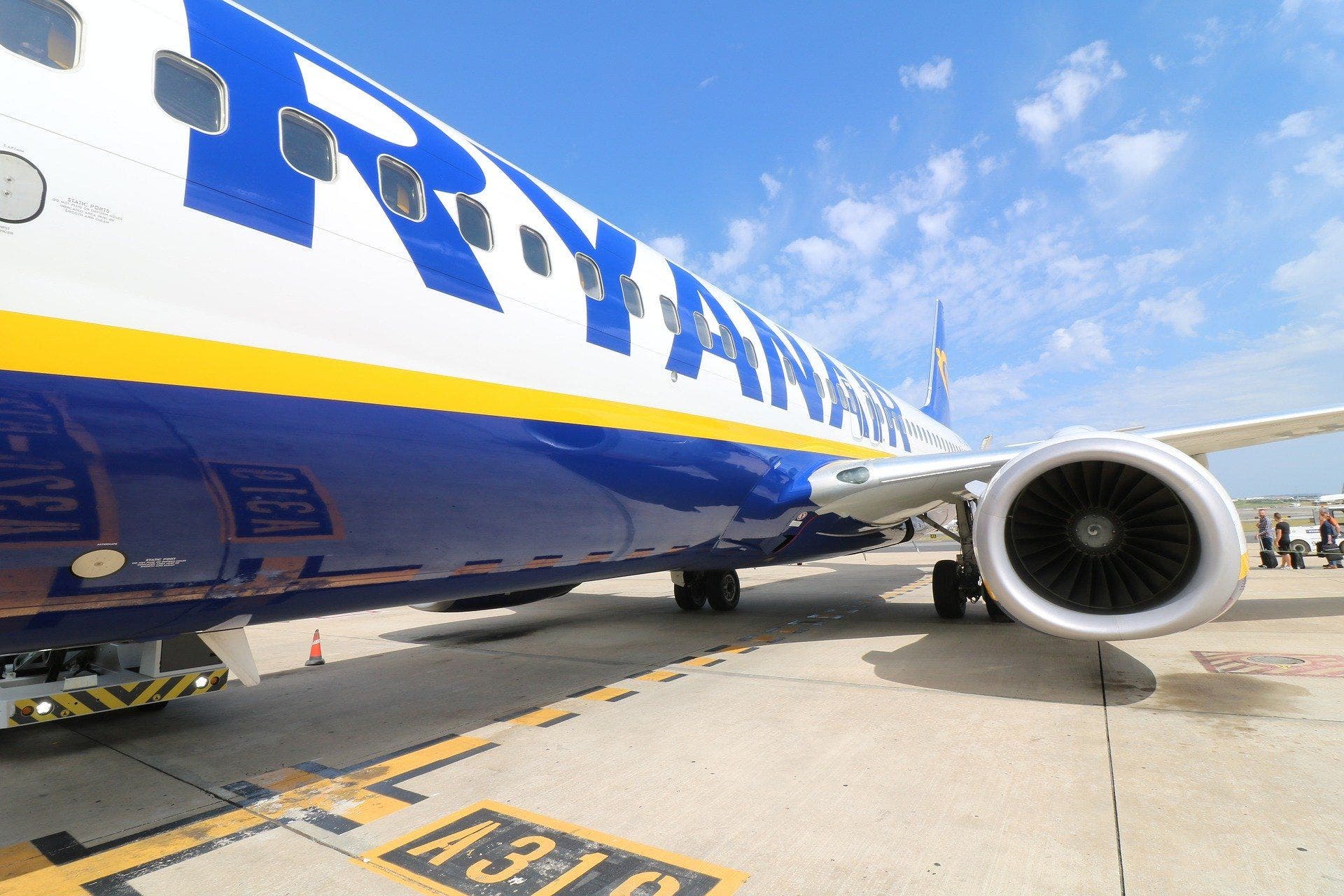 Un avión de Ryanair. / EFE
