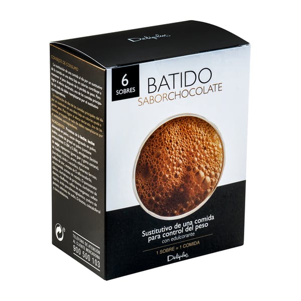 Batido de chocolate de Mercadona. 