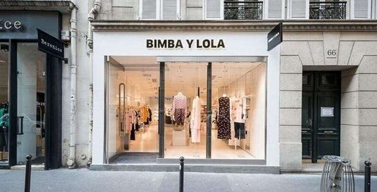 Bimba & Lola: Bolso LB. Rosa, blanco, negro
