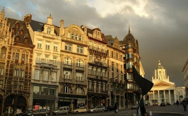 Bruselas al atardecer