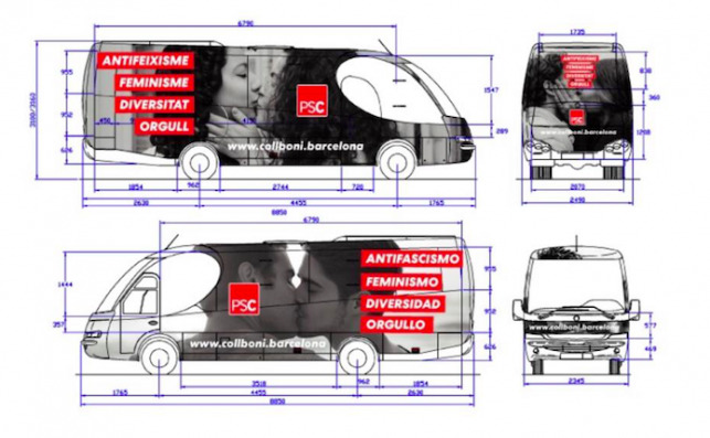 Jaume Collboni usará este bus para contraprogramar a Vox