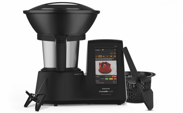 Robot de cocina Taurus Mycook Touch Black Edition. Foto: Mediamarkt