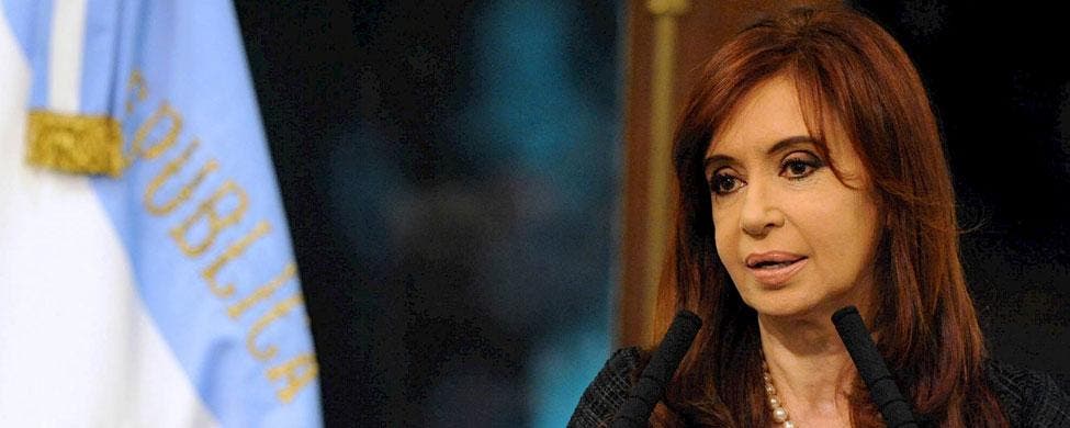 La expresidenta argentina, Cristina Fernández de Kirchner.