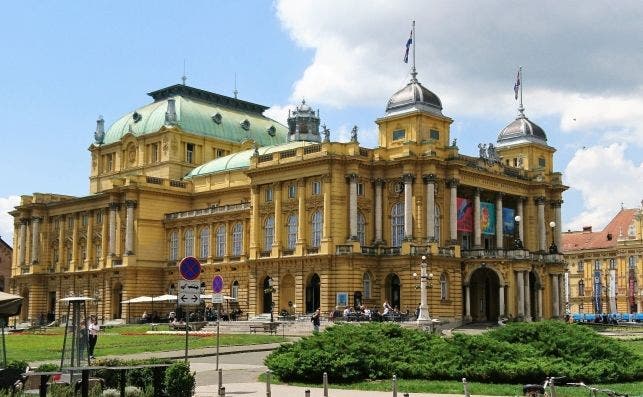 Croatian National Theatre in Zagreb in 2018