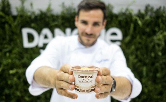 Saúl Craviotto posa durante su demostración culinaria en Alimentaria