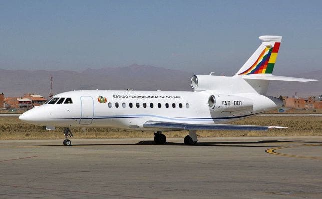 Dassault Falcon 900   Avion presidencial de bolivia