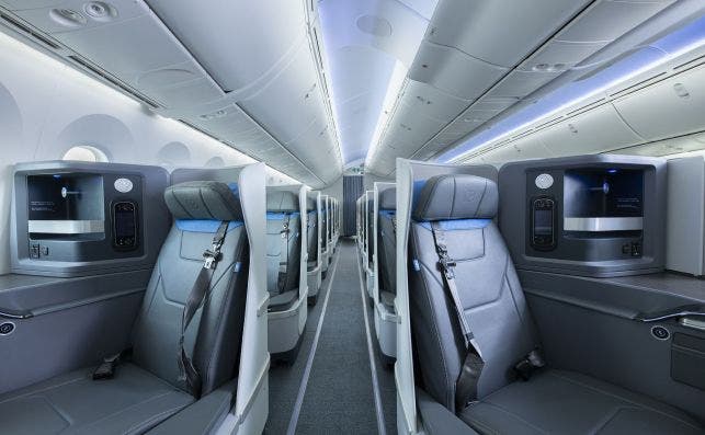  Todos los asientos de los Dreamliner la clase Business de Air Europa tienen acceso directo al pasillo