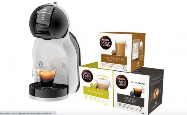 La Cafetera Dolce Gusto MiniMe 1460 W que vende Lidl