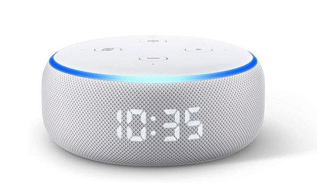Altavoz inteligente Echo Dot (con reloj) de Amazon