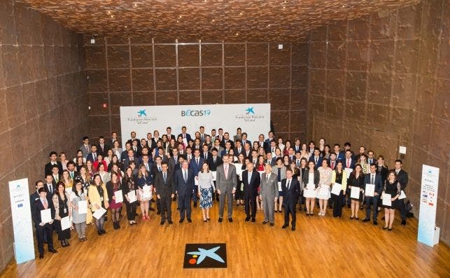 Entrega de becas La Caixa 