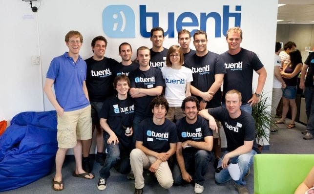 Parte del equipo de Tuenti. ED