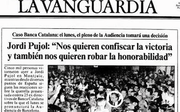 PORTADA HISTÓRICA DE LA VANGUARDIA