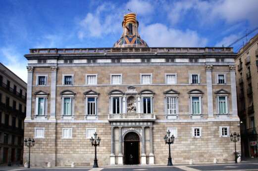 El Palau de la Generalitat de Cataluña. Hacienda investiga pagos del gobierno catalán a proyectos en favor del "procés". Foto: Wikicommons