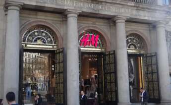 Fachada de tienda de H&M