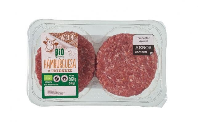 Hamburguesa orgánica de Lidl