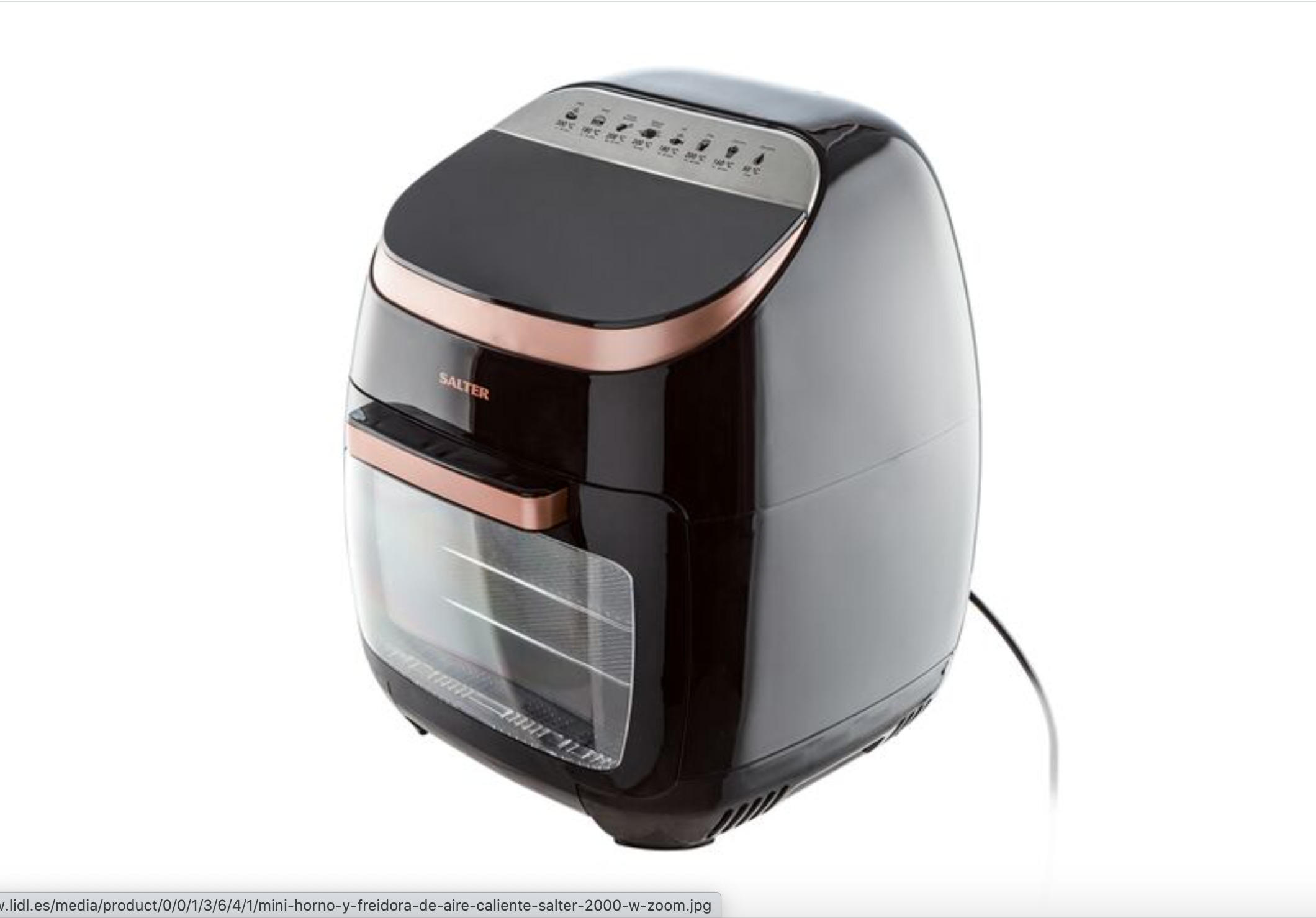Ventilar Problema paquete La nueva oferta de Lidl: un horno portátil barato con freidora de aire  caliente - Economía Digital
