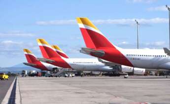 Aviones de Iberia, propiedad de IAG. Foto: Iberia