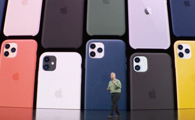 Phil Schiller, vicepresidente de Apple, durante la presentación de los iPhone 11 y iPhone 11 Pro