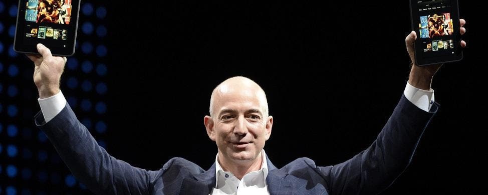 Jeff Bezos, director ejecutivo de Amazon