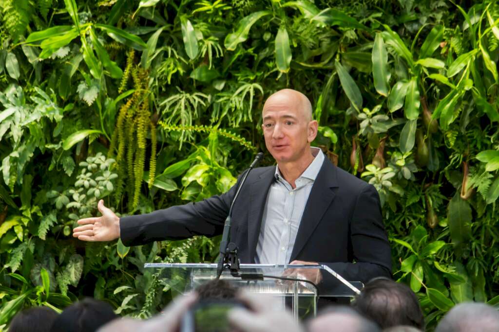 El fundador de Amazon y Haul, Jeff Bezos. 