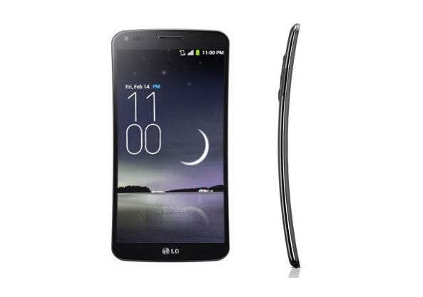 El smartphone LG G Flex. Fotografía: LG