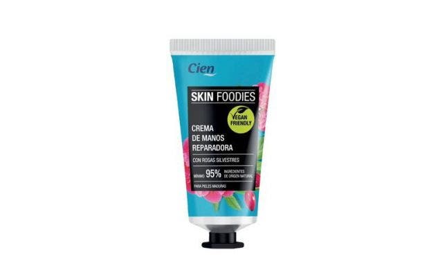 lid cien skin foodies crema de manos reparadora con rosas silvestres  2