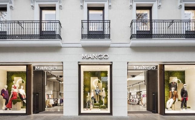 Megastore de Mango en la calle Serrano de Madrid.