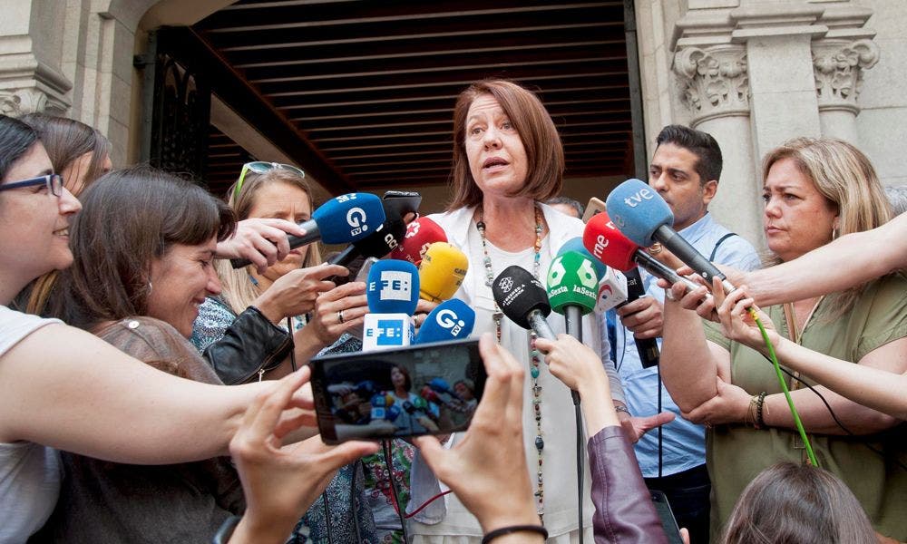 La diputada de Junts Marta Madrenas. Foto: EFE.