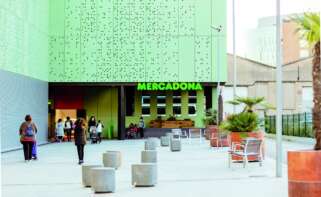 Fachada exterior de un establecimiento de Mercadona