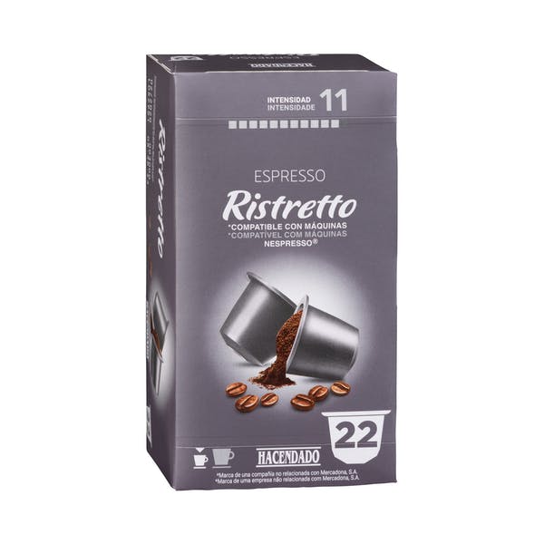 Espresso ristretto, parte de la nueva colección de cápsulas de café de Mercadona