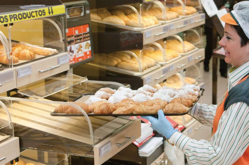 Sección de panadería. Mercadona