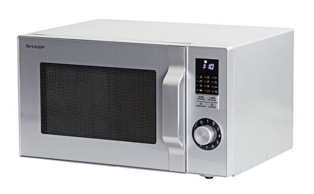 microondas sharp r 40l sl 900 w 25l con grill lidl