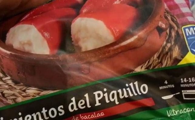 Pimientos de piquillos rellenos de bacalao lidl