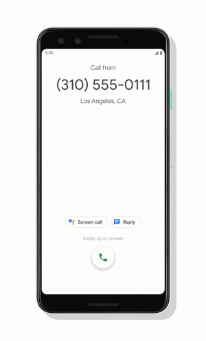 Pixel3 ScreeningCall