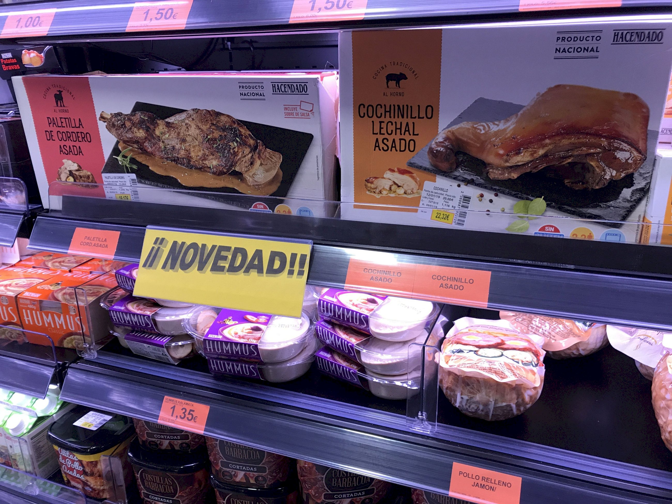 Mercadona lanza platos Hacendado para Navidad