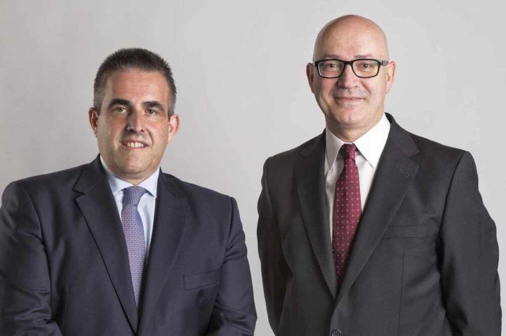 Víctor del Pozo (i), y Jesús Nuño de la Rosa. El Corte Inglés