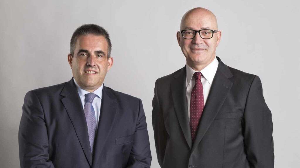 Víctor del Pozo (i), y Jesús Nuño de la Rosa. El Corte Inglés