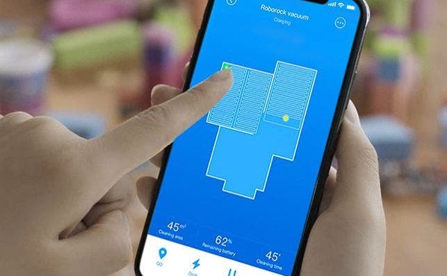 La app de Roborock permite controlar tanto el funcionamiento del S6 Pure como gestionar la limpieza por zonas, habitaciones, o toda la casa