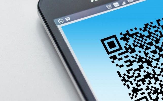qr code quick response code scanning to scan display barcodes matrix coded 1163781